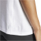 adidas Train Essentials Big Performance Logo Trainingsshirt Damen IT0545 - white/black M