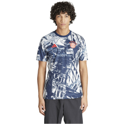 adidas FC Bayern M&uuml;nchen Aufw&auml;rmshirt Herren 08S1 - owhite/nindig M