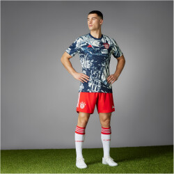 adidas FC Bayern München Aufwärmshirt Herren 08S1 - owhite/nindig XXL