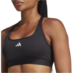 adidas Powerreact Medium-Support Sport-BH Damen 095A - black L C-D