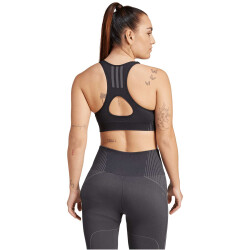 adidas Knit Light Support Sport-BH Damen 095A - black/gresix XS