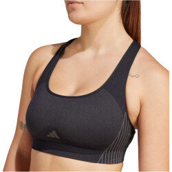 adidas Knit Light Support Sport-BH Damen 095A - black/gresix XS