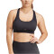 adidas Knit Light Support Sport-BH Damen 095A - black/gresix XS