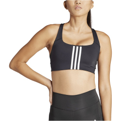 adidas Powerimpact Medium-Support 3-Streifen Sport-BH Damen 095A - black XL A-B