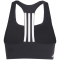 adidas Powerimpact Medium-Support 3-Streifen Sport-BH Damen 095A - black XL A-B