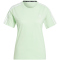 adidas Own The Run 3-Streifen Laufshirt Damen IN8334 - semi green spark S