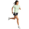 adidas Own The Run 3-Streifen Laufshirt Damen IN8334 - semi green spark S