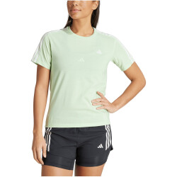 adidas Own The Run 3-Streifen Laufshirt Damen AF4B - segrsp M