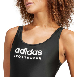 adidas Sportswear U-Back Badeanzug Damen 095A - black/white 32