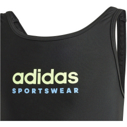 adidas Sportswear U-Back Badeanzug M&auml;dchen 095A - black/grespa 128