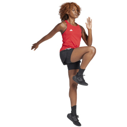 adidas adizero Essentials Lauf-Tanktop Damen IT1822 - team power red 2 M