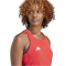 adidas adizero Essentials Lauf-Tanktop Damen IT1822 - team power red 2 M