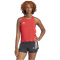 adidas adizero Essentials Lauf-Tanktop Damen IT1822 - team power red 2 L