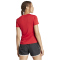 adidas adizero Essentials Laufshirt Damen IT1824 - team power red 2 XS