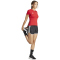 adidas adizero Essentials Laufshirt Damen IT1824 - team power red 2 XS