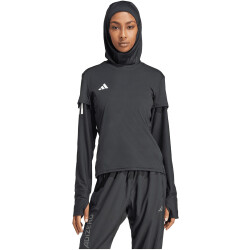 adidas adizero Essentials Laufshirt Damen 095A - black XS