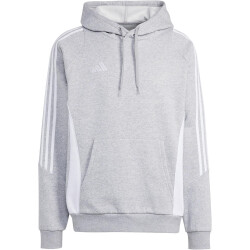 adidas Tiro24 Sweat-Hoodie Herren 83F7 - mgreyh/white XS