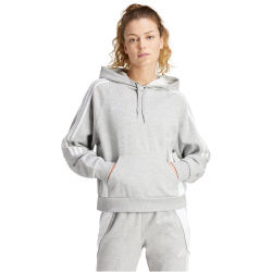 adidas Tiro24 Sweat-Hoodie Damen 83F7 - mgreyh/white XS