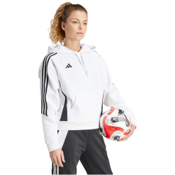 adidas Tiro 24 Sweat-Hoodie Damen IR7508 - white/black XXS