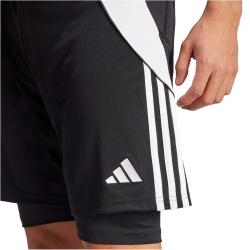 adidas Tiro24 2in1 Trainingsshorts Herren 095A - black/white 3XL