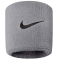 2er Pack NIKE Swoosh Schwei&szlig;b&auml;nder 051 grey heather/black
