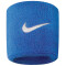 2er Pack NIKE Swoosh Schweißbänder 402 royal blue/white