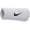 2er Pack NIKE Swoosh Doublewide Schweißbänder 101 white/black
