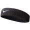 NIKE Swoosh Stirnband 010 black/white