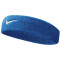 NIKE Swoosh Stirnband 402 royal blue/white