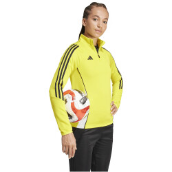 adidas Tiro24 Training-Sweatshirt Damen ADF7 - tmyell/white L