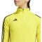 adidas Tiro24 Training-Sweatshirt Damen ADF7 - tmyell/white L