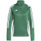 adidas Tiro24 Training-Sweatshirt Damen AD8T - drkgrn/white XXS
