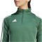 adidas Tiro24 Training-Sweatshirt Damen AD8T - drkgrn/white XXS