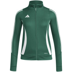 adidas Tiro24 Trainingsjacke Damen AD8T - drkgrn/white XXS
