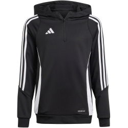 adidas Tiro 24 Trainings-Hoodie Kinder IJ9960 - black/white 128