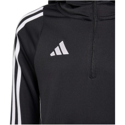 adidas Tiro 24 Trainings-Hoodie Kinder IJ9960 - black/white 128