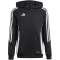 adidas Tiro 24 Trainings-Hoodie Kinder IJ9960 - black/white 128