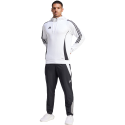 adidas Tiro24 Trainings-Hoodie Herren 001A - white/black M
