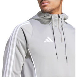 adidas Tiro 24 Trainings-Hoodie Herren IR7551 - team mid grey/white XS