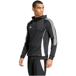 adidas Tiro24 Trainings-Hoodie Herren 095A - black/white M