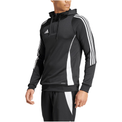 adidas Tiro24 Trainings-Hoodie Herren 095A - black/white XXL
