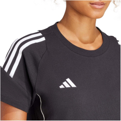 adidas Tiro24 Sweat Fu&szlig;ball-Trainingsshirt Damen 095A - black/white XXS