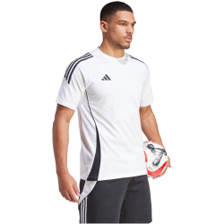 adidas Tiro24 Sweat Fußball-Trainingsshirt Herren 001A - white/black XS