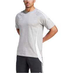 adidas Tiro24 Sweat Fu&szlig;ball-Trainingsshirt Herren 83F7 - mgreyh/white XS