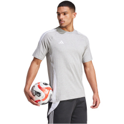 adidas Tiro24 Sweat Fu&szlig;ball-Trainingsshirt Herren 83F7 - mgreyh/white XXL