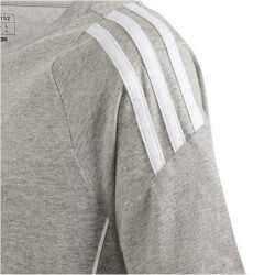 adidas Tiro24 Sweat Fußball-Trainingsshirt Kinder 83F7 - mgreyh/white 116