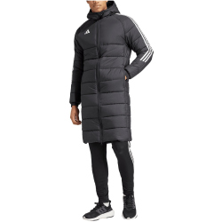 adidas Tiro24 langer Mantel Herren 095A - black/white XS