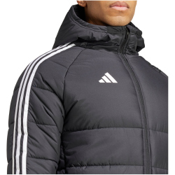 adidas Tiro24 langer Mantel Herren 095A - black/white XS