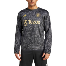 adidas Manchester United Stone Roses Pre-Match Sweatshirt Herren 095A - black S