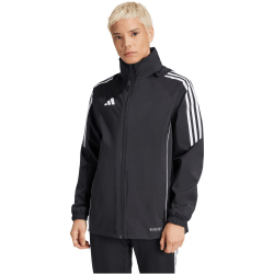 adidas Tiro 24 Regenjacke Damen IP6668 - black/white XS